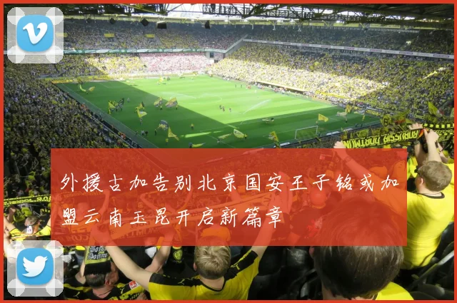 外援古加告别北京国安王子铭或加盟云南玉昆开启新篇章